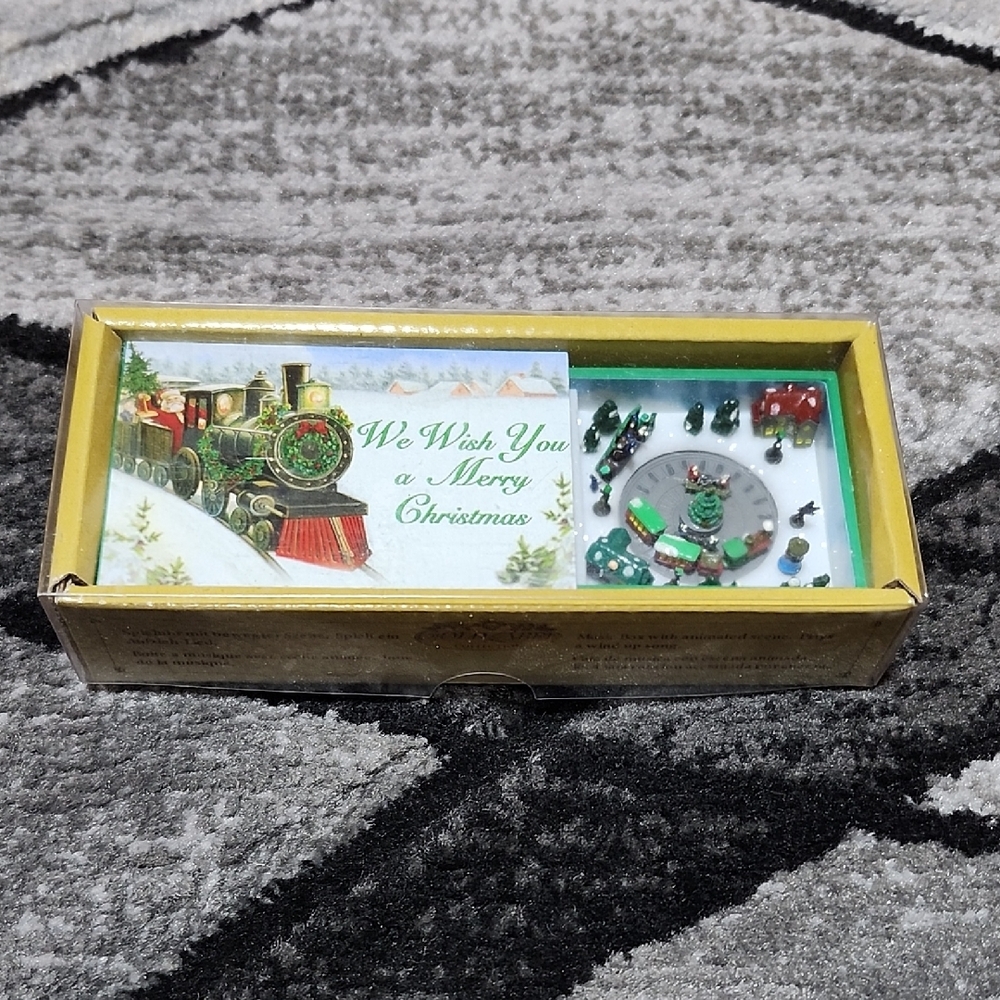 MR. CHRISTMAS GOLD LABEL MATCHBOX MELODIES 2011 MUSIC BOX ANIMATED TRAIN